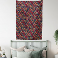 Herringbone Lines Tapestry