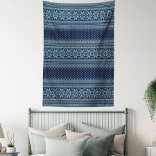 Herringbone Snowflake Tapestry