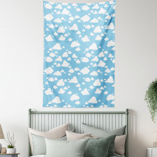Clear Summer Sky Pattern Tapestry