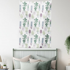 Native Mexican Plants Tapestry