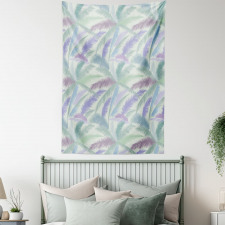 Abstract Tropic Leaves Tapestry