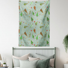 Holiday Tree Pattern Tapestry