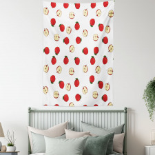 Vibrant Fruit Slices Tapestry