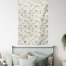 Bees Chamomile Meadow Tapestry