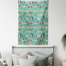 Abstract Dress Tapestry