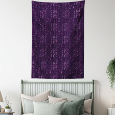 Purple Toned Dots Tapestry