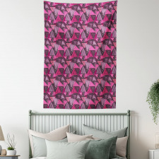 Abstract Triangle Art Tapestry