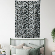 Pixel Art Illustration Tapestry