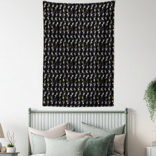 Abstract Blooming Nature Tapestry