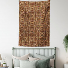 Floral Spirals Tapestry