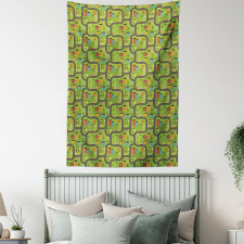 Cartoon Road Tapestry