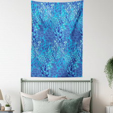 Abstract Fish Skin Scales Tapestry