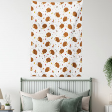 Playful Forest Animals Tapestry