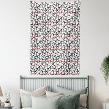 Retro Abstract Pattern Tapestry