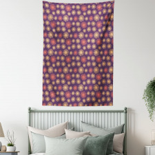 Pastel Colored Motifs Tapestry