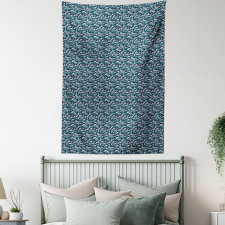 Tangles Curly Lines Tapestry