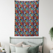 Aloha Style Scroll Tapestry