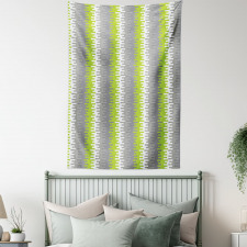 Wavy Vertical Stripes Tapestry