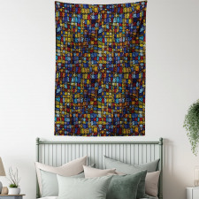 Victorian Mosaic Tiles Tapestry