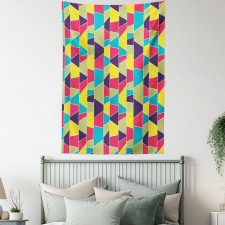 Mosaic Trapezoid Art Tapestry