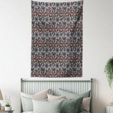 Vintage Floral Folk Tapestry