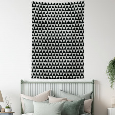 Monochrome Geometric Tapestry