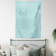 Birds Flowers Modern Tapestry