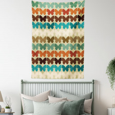 Retro Silhouettes Tapestry