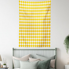 Checkered Grid Tapestry