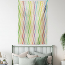 Colorful Dots Spectrum Tapestry