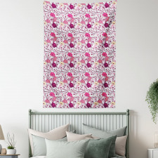 Sakura Tree Blossoms Tapestry