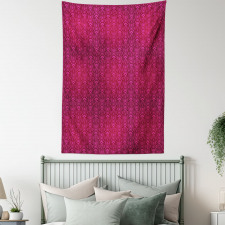 Monochrome Flowers Tapestry