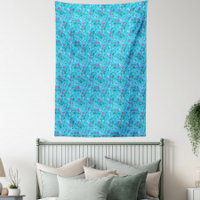 Wavy Stems and Branches Tapestry