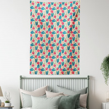 Exotic Hibiscus Tapestry