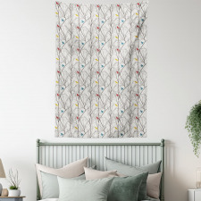 Spriggy Forest Trees Tapestry
