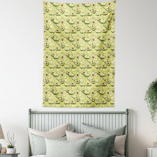 Ripe Avocado Slices Tapestry
