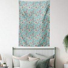 Woodland Floral Design Tapestry