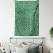 Colorful Spring Daisy Tapestry