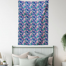 Pink Morning Glory Blossom Tapestry
