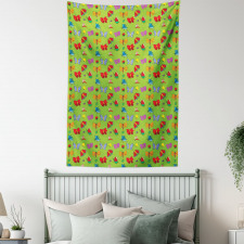 Colorful Bugs Insects Tapestry