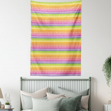 Tents with Angled Lines Tapestry