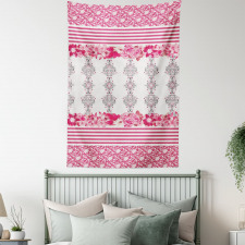 Damask and Ladybugs Tapestry