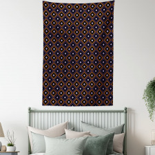 Diamonds Hatch Lines Tapestry