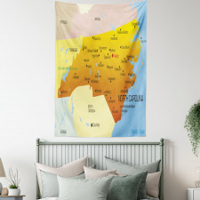 Atlantic Ocean State Tapestry