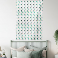 Geometric Triangles Circles Tapestry