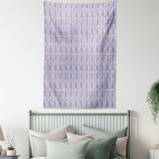 Doodle Nature Spring Herbs Tapestry