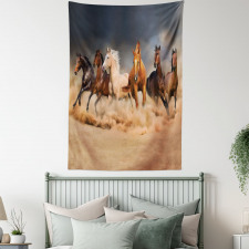 Equine Themed Animals Tapestry