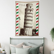 Vintage Famous Italian Tower Tapestry