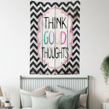 Think Thoughts Message Tapestry