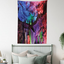 Rainbow Colored Rock Tapestry